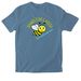 Bumblebees Youth, a Indigo Blue Softstyle Cotton Tee