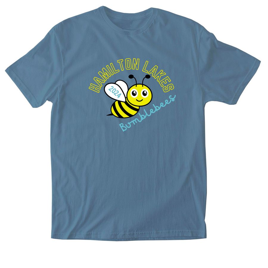 Bumblebees Youth, a Indigo Blue Softstyle Cotton Tee