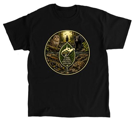 Wild About WV Wildlife Tee, a Black Classic Unisex Tee