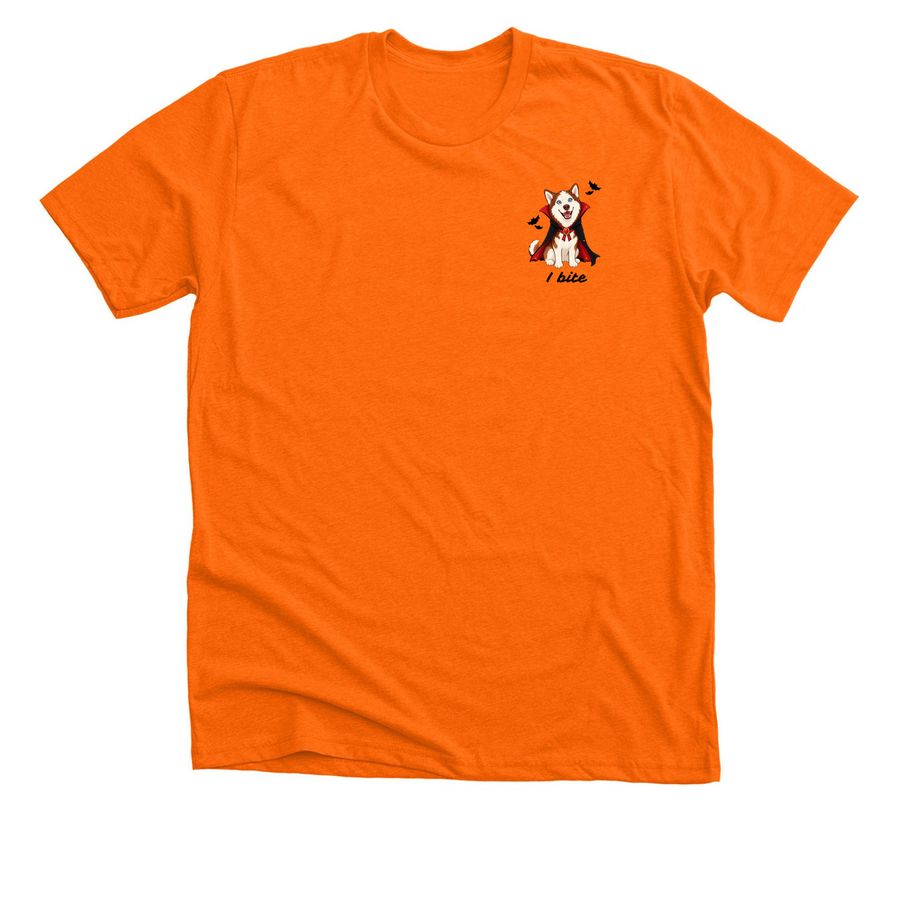 Dash's Teeth, a Neon Orange Premium Unisex Tee