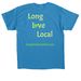 Long Family Markets, a Sapphire Classic Unisex Tee (back-view)