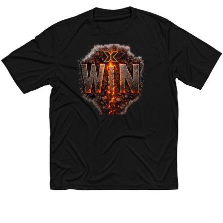 XD WIN, a Black Classic Performance Tee