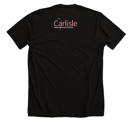 Love Boldly Spring, a Solid Black Blend Premium Unisex Tee (back-view)