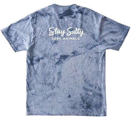 Stay Salty. Tshirt Campaign White Logo&nbsp;, a Ocean Comfort Colors Colorblast Tee