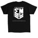 FREEDOM&nbsp;, a Black Classic Unisex Tee (back-view)