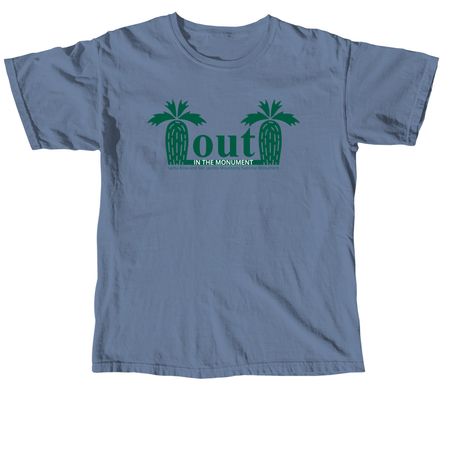 OUT in the Monument, a Blue Jean Comfort Colors Unisex Tee