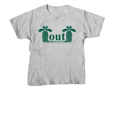 OUT in the Monument, a Sport Grey Youth Unisex Tee