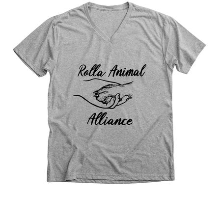 Sorry I'm Late... I was petting a dog., a Athletic Heather Premium V-Neck Tee