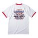 4th Annual Campoholic Campout, a White/ Red Cotton Ringer Tee (back-view)