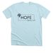 Logo Wear - Light Colors, a Heather Ice Blue Premium Unisex Tee