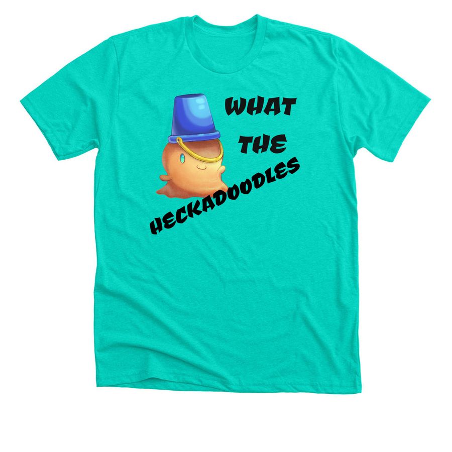 WHAT THE SANDYWICK SQUAD, a Heather Sea Green Premium Unisex Tee
