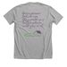 Dear Person Behind Me, a Athletic Heather Premium Unisex Tee (back-view)