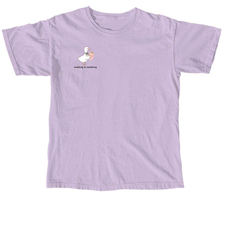 Waddling & Swaddling, a Orchid Comfort Colors Unisex Tee