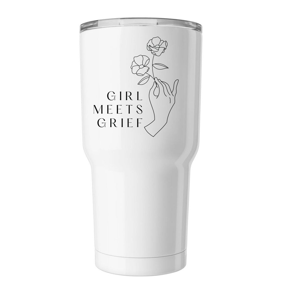 GMG Logo Tumbler, a White Insulated Tumbler