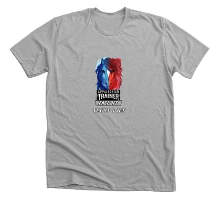 Jen and YUKON, a Athletic Heather Premium Unisex Tee