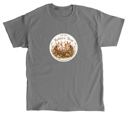 ROBINS NEST FALL DESIGN, a Charcoal Classic Unisex Tee