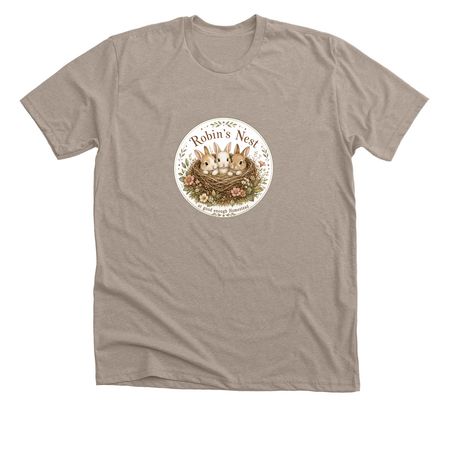 ROBINS NEST FALL DESIGN, a Heather Stone Premium Unisex Tee