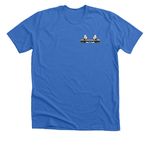 Typhoon Cancer fundraiser, a Heather True Royal Premium Unisex Tee (back-view)