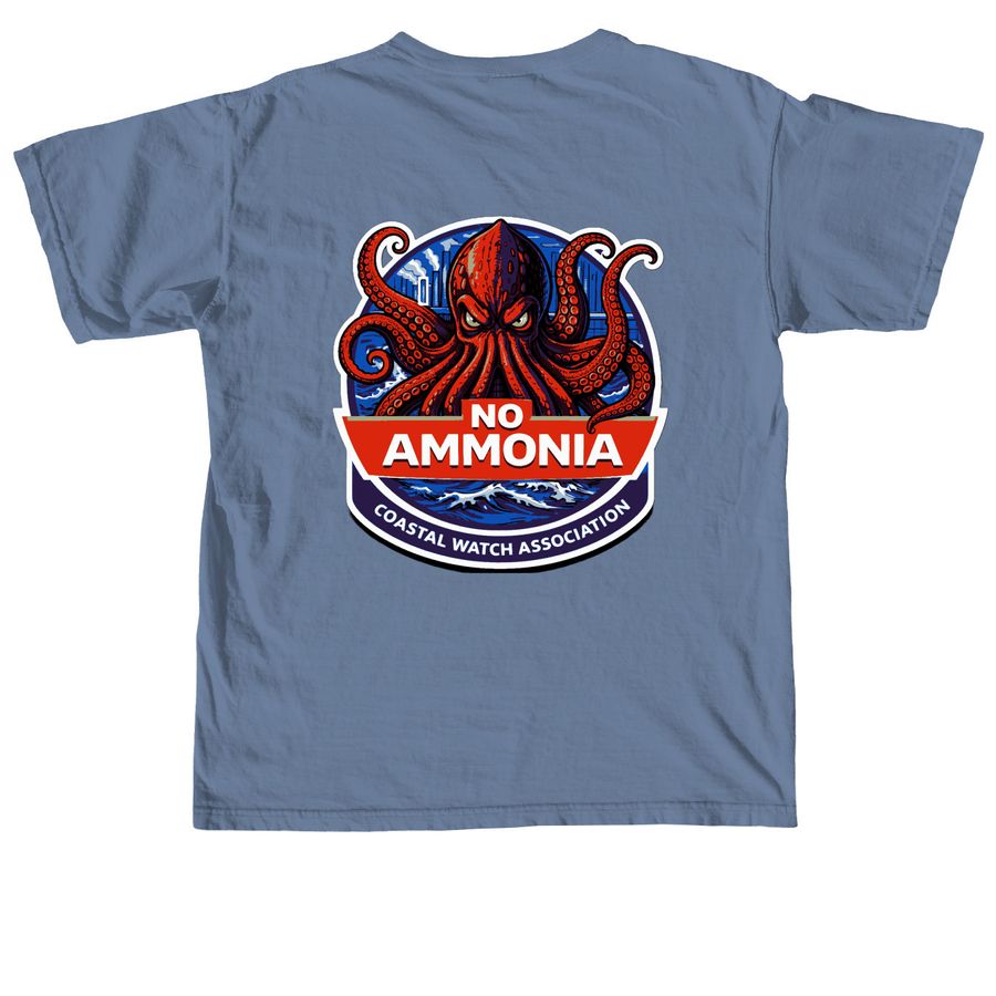 No Ammonia!, a Blue Jean Comfort Colors Unisex Tee (back-view)