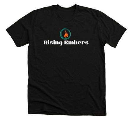 YouTube: Rising Embers&nbsp;, a Black Heather Premium Unisex Tee