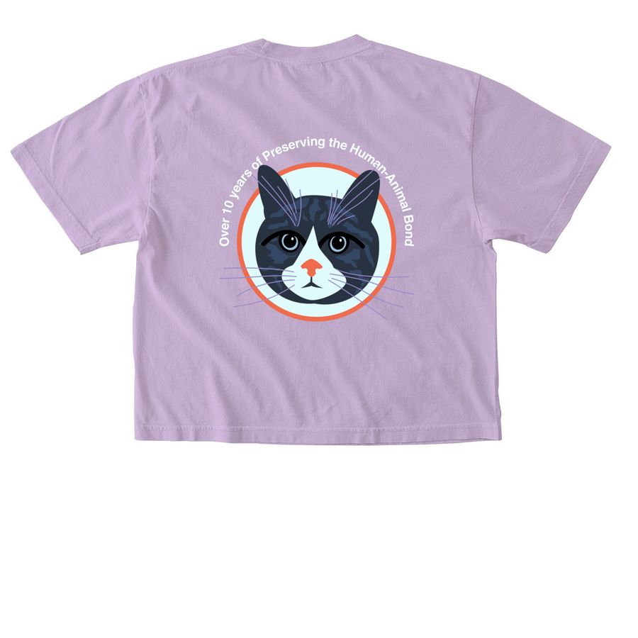 WisCARES Supporter, a Orchid Comfort Colors Boxy Tee (back-view)