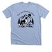 BC Mountains&nbsp;, a Heather Baby Blue Premium Unisex Tee