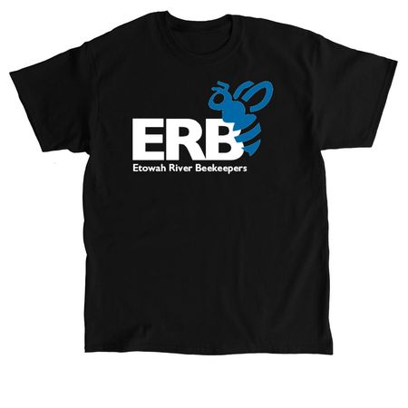 White Logo ERB shirts, a Black Classic Unisex Tee