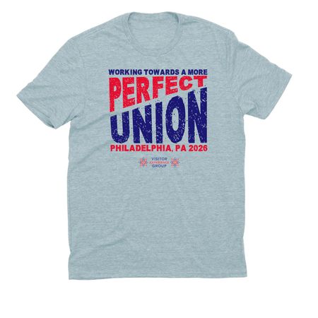 A More Perfect Union, a I Like You Blue Allmade Eco Triblend Unisex Tee