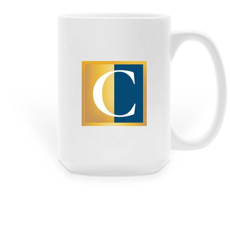 15oz Coffee Mug, a White Large Coffee Mug