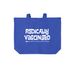 Radically Vaccinated Tote, a True Royal Cotton Canvas Tote Bag