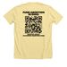 Abortion is Mutual Aid | We Take Care of Us, a Heather French Vanilla Premium Unisex Tee (back-view)