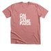 On the Same Paige, a Heather Mauve Premium Unisex Tee