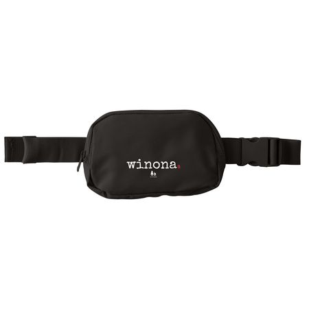 WINONA - Bag, a Deep Black Matte Hip Pack