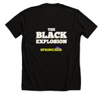 BE 2026 Cookout, a Solid Black Blend Premium Unisex Tee (back-view)