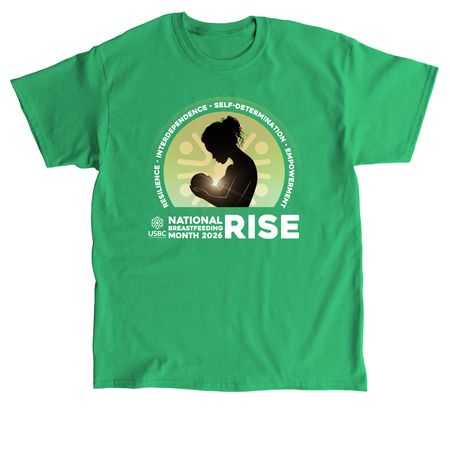 2026 USBC National Breastfeeding Month, a Irish Green Classic Unisex Tee