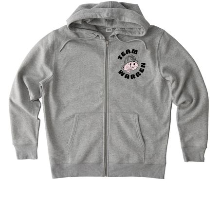 Support Warren's AE Fight - Winter Edition, a Heather Grey Stanley/Stella Unisex Cultivator 2.0 Zip Up Pullover Hoodie