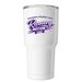 2026 Collegiate Recovery Week Tumbler, a White Insulated Tumbler