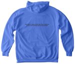 MMIWG2S Alaska, a Flo Blue Comfort Colors Pullover Hoodie (back-view)