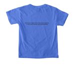 MMIWG2S Alaska, a Flo Blue Comfort Colors Youth Tee (back-view)