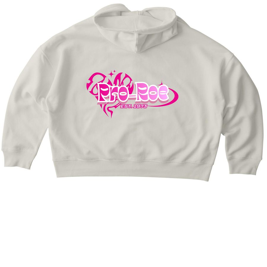 "Pro-Roe", a Natural Raw Stanley/Stella Women?s Stella Ida Zip Up Pullover Hoodie