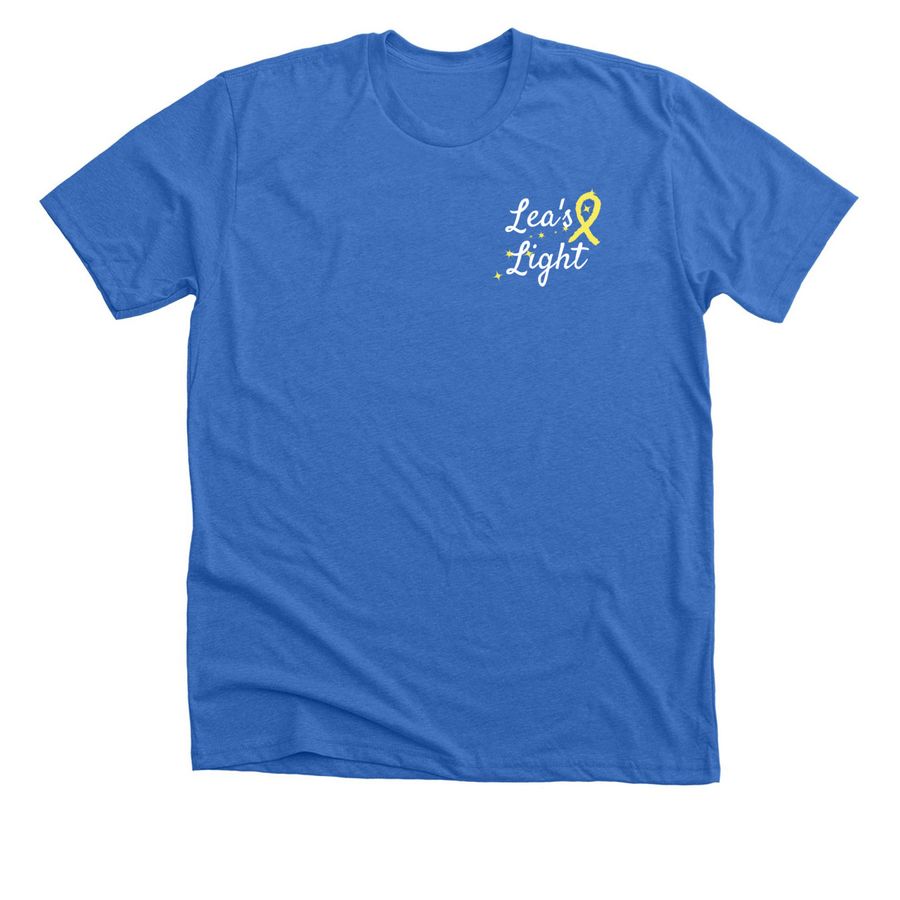 Lea's Light Dancer Tee, a Heather True Royal Premium Unisex Tee