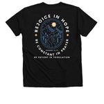 UOL Convention 2026, a Solid Black Blend Premium V-Neck Tee (back-view)