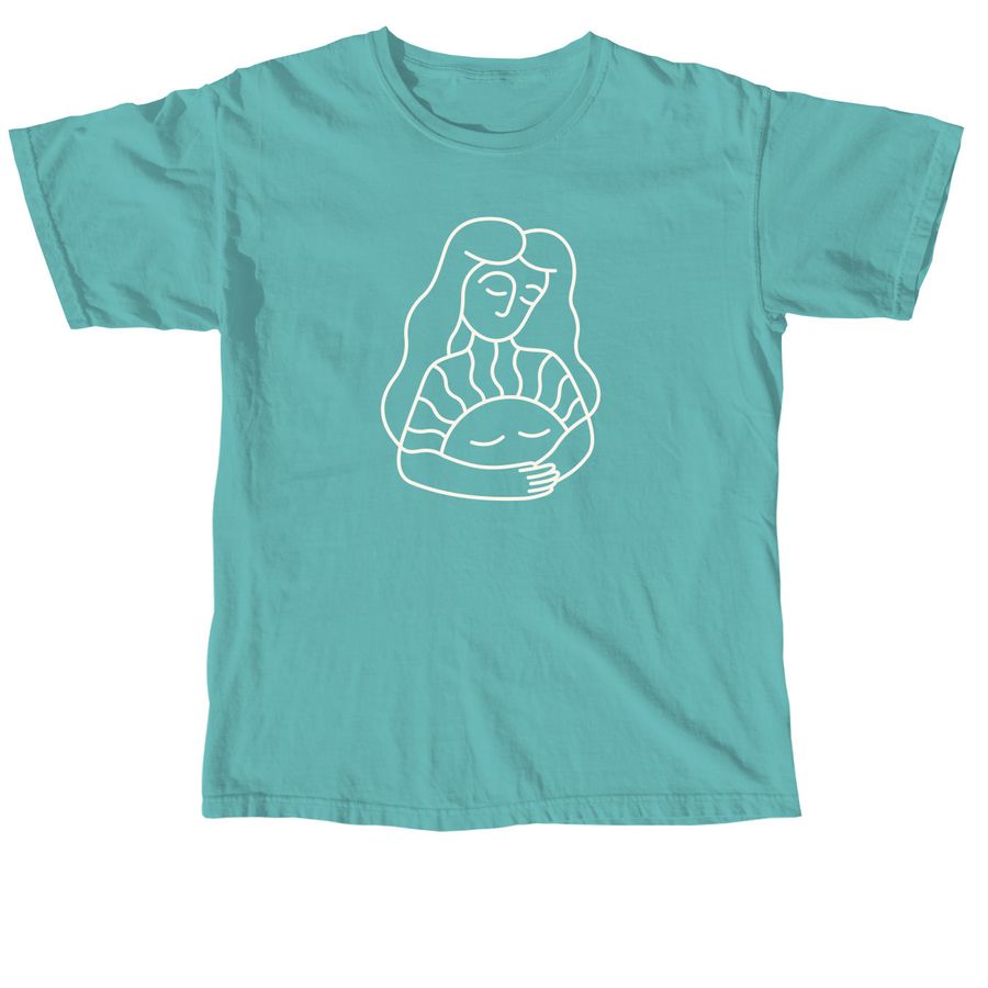 Sol Woman (Cream), a Seafoam Comfort Colors Unisex Tee