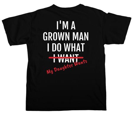 Girls Rule, a Black Comfort Colors Unisex Tee