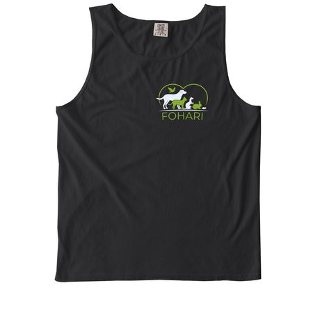FOHARI, a Black Comfort Colors Tank Top