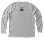 ...until the very last aloha ??ina, a Athletic Heather Premium Long Sleeve Tee (back-view)