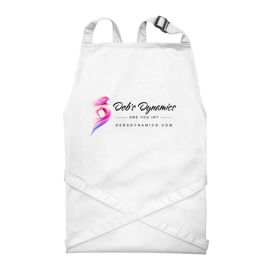 Apron, a White Recycled Bib Apron