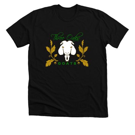 three oaks design 2, a Solid Black Blend Premium Unisex Tee