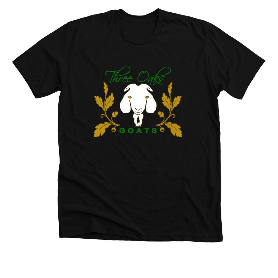 three oaks design 2, a Solid Black Blend Premium Unisex Tee
