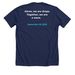 Every Drop ? Blue Badge - OG, a Solid Navy Blend Premium Unisex Tee (back-view)